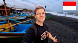 Black Sand Beach & $2.50 Massage in Yogyakarta, Indonesia 