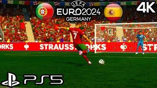 FC24 | PS5 | Portugal v Spain EURO 2024 | 4K