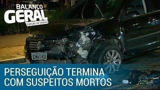 Perseguição policial em São Paulo termina com dois suspeitos mortos