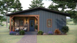 29'x36' (9x11m) Big Comfort in Small Spaces: Cozy and Gorgeous Interior