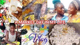 FOLLOW ME TO MY VILLAGE MARKET;COOK WITH ME OUR VERY LOCAL DISH #marketvlog