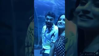 Ducky bhai Aroob underwater aquarium  #duckybhai #aroobjatoi #duckybhainewvlog #shorts #ytshorts