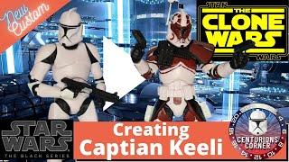 Star Wars The Black Series Captain Keeli Custom 6 Inch Action Figure Tutorial