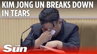 North Korean leader Kim Jong Un CRIES during speech on falling birth rates