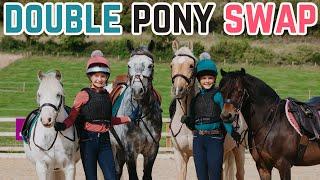 DOUBLE PONY SWAP!!! + BAREBACK BLINDFOLD CHALLENGE!