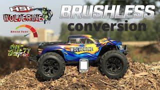 HSP Wolverine 94701 Brushless Motor/ESC Conversion & Speed Test