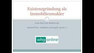 Become a real estate agent in Germany | Immobilienmakler werden englisch