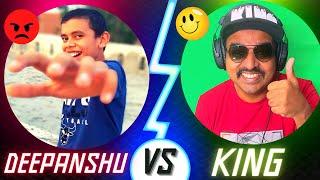 Deepanshu vs King | Solo Vs Squad Stream Fight #deepanshu #kingmathew