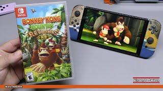 Donkey Kong Country Returns HD Unboxing & Gameplay on Nintendo Switch