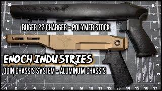 RUGER 22 CHARGER - RUGER 10/22 - CHASSIS UPGRADE - ODIN CHASSIS VS RUGER POLYMER STOCK - QUICK LOOK!