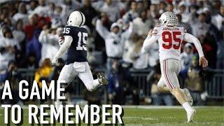 The game that put Penn State ON THE MAP  A Game to Remember