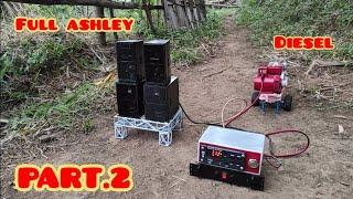 Dy mini sound system, Cek sound full ashley part.2