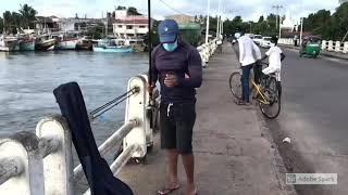 pier fishing in sri lanka @ negombo. Catching mangrove snapper. using dead bait #fishing #brothers