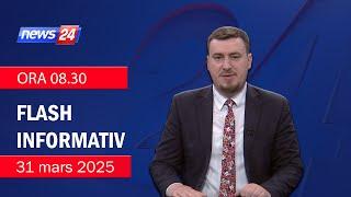  31 mars 2025 Flash Informativ ne News24 ne studio Klevin Muka (Ora 08.30) 