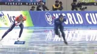 Joey Mantia 1500m - 1:45.43. WC2 Nagano 2016/2017