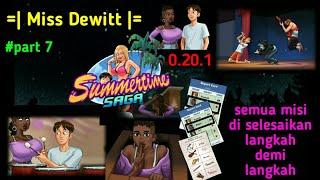 summertime saga 0.20.1 miss dewitt all missions are completed step by step || part 7-Miss Dewitt
