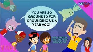 5 Nick Jr. Characters ground Caillou BACK - GROUNDED BIG TIME!! | Ella the Autistic BE Fan 2004