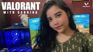 Rank up or rank down? - Valorant live with Sabrina Gaming #india