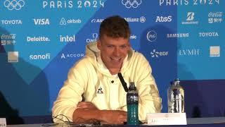 Marchand 'proud to be French' after IM gold & Olympic record｜Swimming｜Paris 2024｜日本｜松下知之｜USA｜Foster