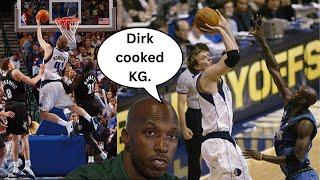 Throwback Highlights: When Dirk Nowitzki DESTROYED Kevin Garnett’s Defense in a Playoff Series Sweep