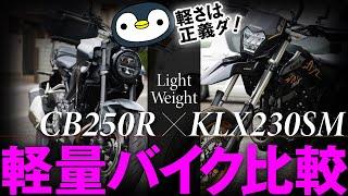 CB250RとKLX230SM、街乗り最適マシンの徹底検証！