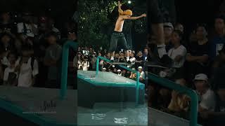 Palit warming up for the best trick  #besttrick #skateboarding #frontsidetv #kingofkuta