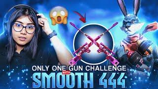 Smooth 444  Can Do This Challenge?  | Only One Gun  Challenge  With Smooth 444