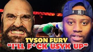 “I’LL F*UCK USYK UP” TYSON FURY vows to DEMOLISH USYK in the rematch.