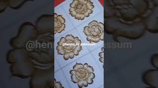 Wow  super aesthetic flower design by Tabassum #viralshorts2023#dosubscribe#hennainspiration#all