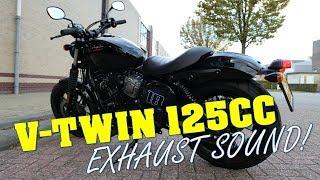 V-Twin 125cc exhaust sound: 2019 Hyosung Aquila 125 Bobber