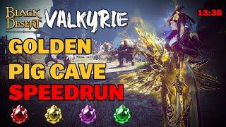 BDO | Valkyrie Awakening: Speedrun for Fortunate Golden Pig Cave | 13:38