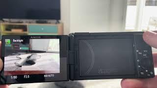 Sony ZV-1 How to Turn Flash On | Camera