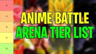 [New] Anime Battle Arena Tier List (2024) | All Characters Ranked From Best To Worst