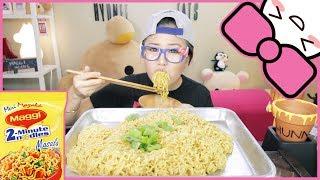 INDIAN MAGGI MASALA NOODLES | MUKBANG