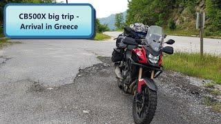 CB500X Big trip - S-1 Ep. 20 - Reaching Greece