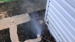 Walden Power Wash #3:  Before and After  with video of Power Care Turbo Nozzle in use