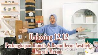 UNBOXING SHOPEE 12.12| SHOPEE HAUL ROOM DECOR