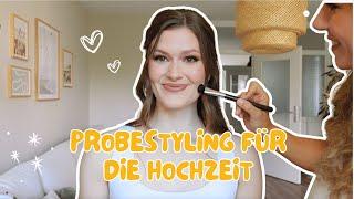 Probestyling für die Hochzeit *Haare & Make-Up*