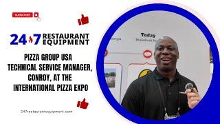 Pizza Group USA Technical Service Manager, Conroy,  at the International Pizza Expo