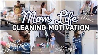 MOM LIFE CLEAN WITH ME // *EXTREME* Deep Cleaning Motivation