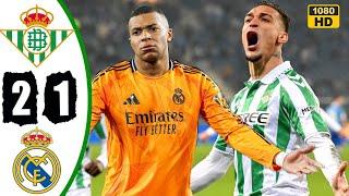 Real Betis vs Real Madrid 2-1 Highlights and Goals 2025 HD