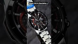 Edifice Casio Solar Powered Luxurious Men's Watch #elegantwatches #luxurywatchesformen #edifice