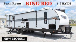 The Perfect Family Travel Trailer RV with King Bed! 2023 Forest River Wildwood Platinum 29BDB