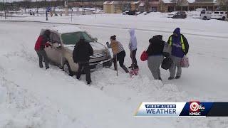 Some Kansas City drivers struggled with this snow