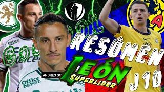 RESÚMEN JORNADA 10 LIGA MX Clausura 2025 28 Goles América 3-0 Toluca León sigue invicto gol S.Ramos