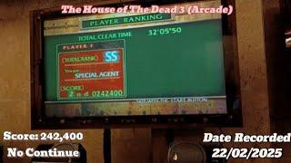 The House of The Dead 3 (Arcade) Score: 242k (22/02/2025)