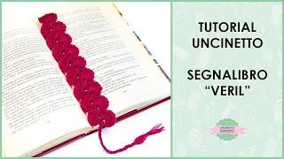 Tutorial segnalibro ad uncinetto "Veril" | punto ventaglio | Easy Bookmark | Uncinetto Argento