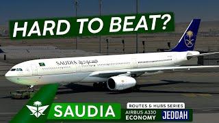 Unexpectedly Great! · SAUDIA Economy Class A330  Jeddah - Cairo  Red Sea Express