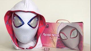 SpiderGwen UNBOXING NEW SPIDERGWEN MASK BEYOND THE SPIDERVERSE