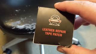 OAZ Self Adhesive Leather Repair Tape: Tried it on my Old black Office Chair. Durable and Sticky.